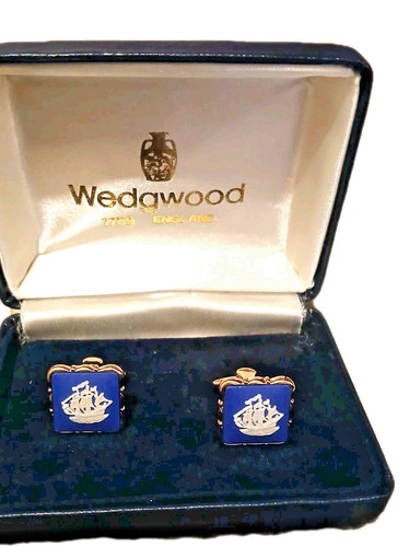 Wedgwood cufflinks jasperware - cufflinks,