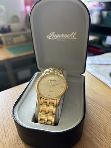 Ingersoll gents gold tone - ingersoll,
