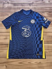 2022 Chelsea Football Nike Men's Jersey Shirt Size Medium Slim Fit Dri-FIT Blue 