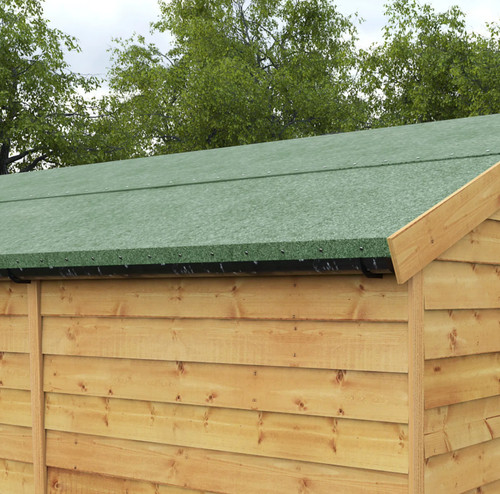 Green mineral shed - mineral, felt