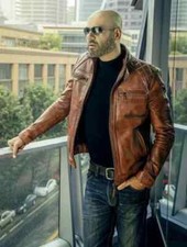 Men’s Motorcycle Vintage Cafe Racer Biker Distressed Brown Real Leather Jacket