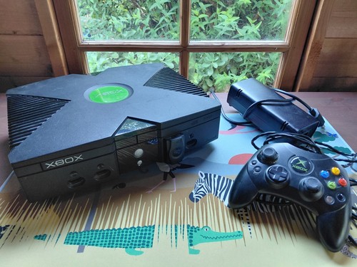 Original xbox console with - xbox,