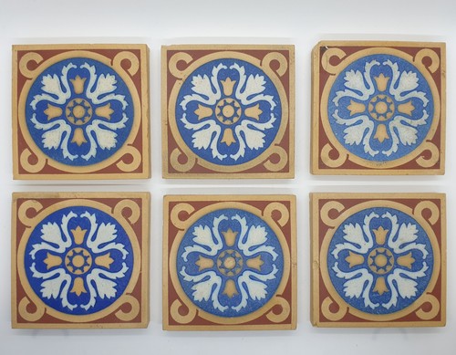 Set antique floor - of, 6