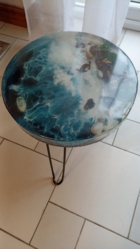 Table ocean resin - table, resin,