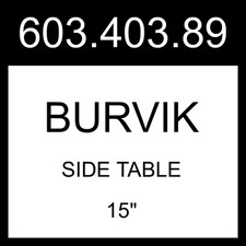 IKEA BURVIK Side Table White
