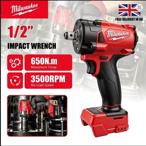 Milwaukee 18v cordless - milwaukee, 1/2"