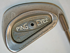 Ping Eye 2+ sand wedge with Ping KT standard steel shaft - black dot lie
