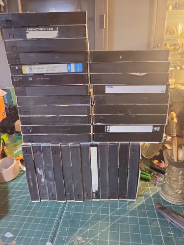 Joblot used vhs - used, tapes...33