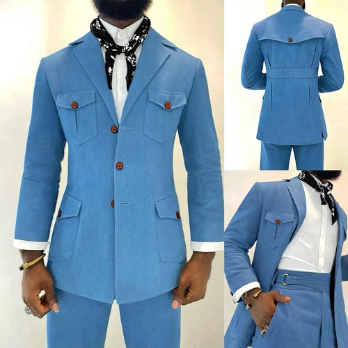 Men suits pcs safari - men, 2