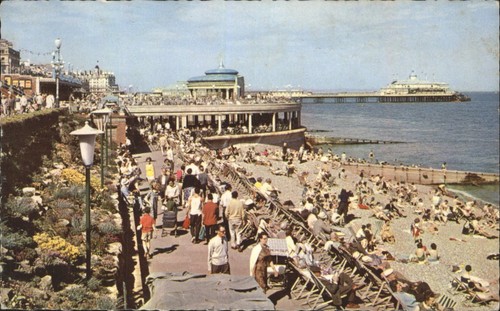 Vintage eastbourne bandstand - vintage,