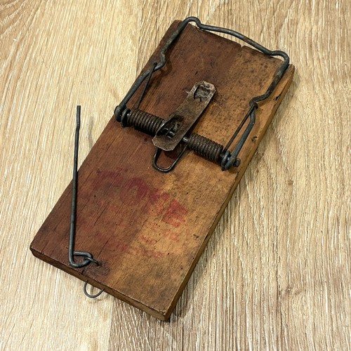 Vintage wooden rat trap large - vintage,