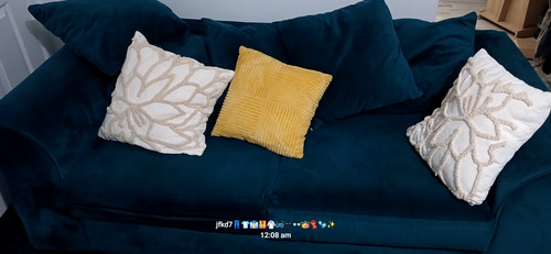 Teal seater sofa velvet - sofa,,