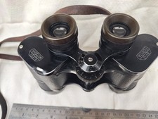 VINTAGE LEITZ WETZLAR FORSTA BINOCULARS 8 X 42 W/ LEATHER CASE. NUMBERED 129832