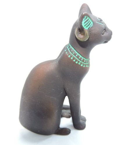 Egyptian siamese metal cat