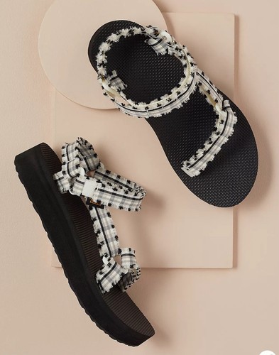 Teva platform fray sandals - teva,
