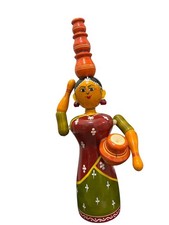 Handcrafted Indian Wooden Pot