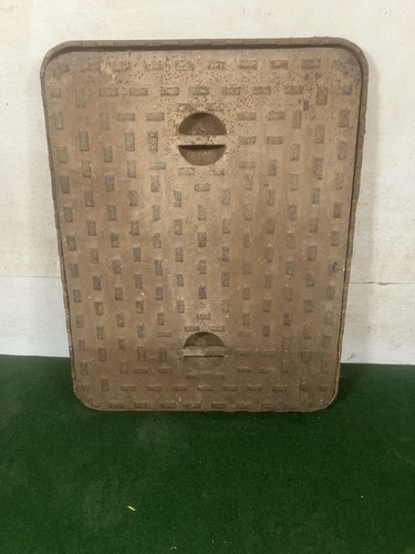 Cast iron manhole - iron, drain