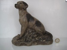 RARE POOLE POTTERY STONEWARE BARBARA LINLEY ADAMS HOUND DOG FIGURINE ORNAMENT