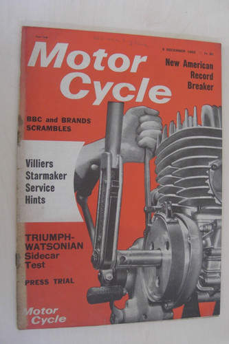 Motor cycle magazine dec - cycle,