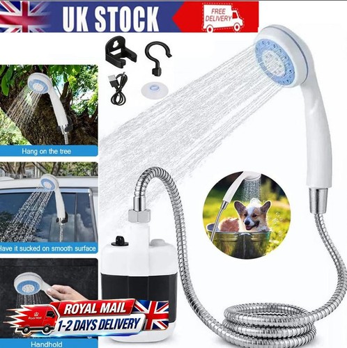 Portable camping shower usb - camping,