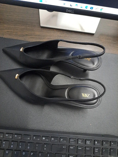 Zara black leather hills - , in