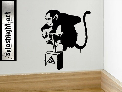 Banksy monkey detonator - banksy, vinyl