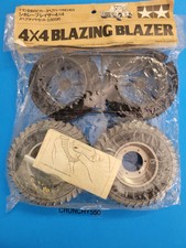 Vintage Tamiya Blazing Blazer 4X4 Spare Tire Set SP-1165 Japan Old Stock RC Part