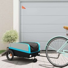 Bike Trailer Black and Blue 30