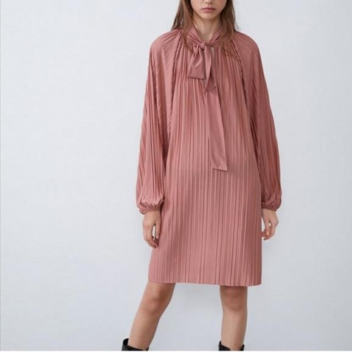 Zara pink pleated - ,