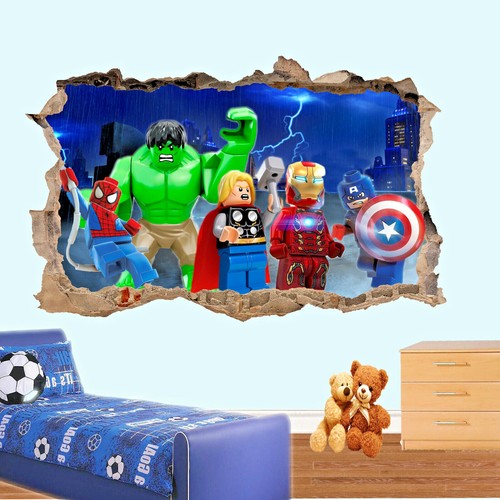 Superheroes lego avengers wall - superheroes,