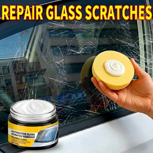 Car glass polishing - polishing, compound