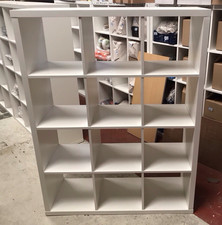 One Ikea Kallax White Shelving