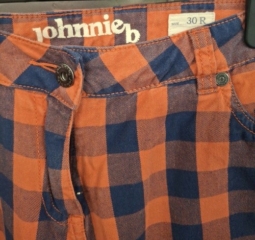 Johnnie orange tartan check - orange,