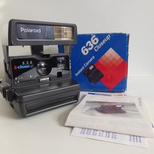 POLAROID 636 CLOSE UP INSTANT CAMERA - USES 600 FILM  - FILM TESTED