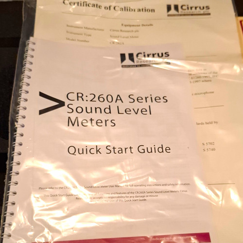Cirrus research 262a sound - cr:262a,