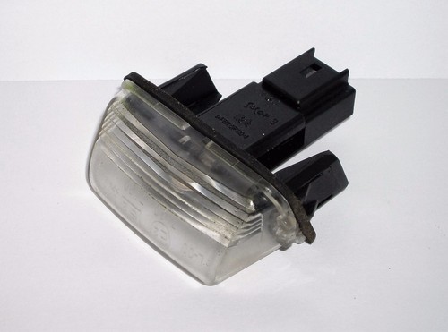 Peugeot number plate light