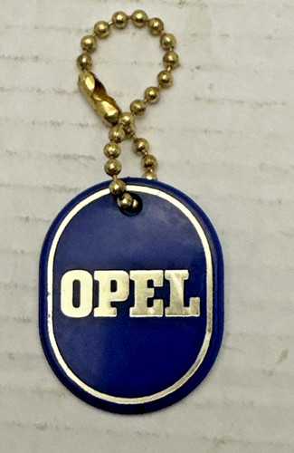 Vintage keychain opel plastic - vintage,