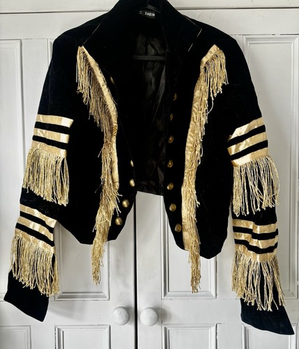 Shein black gold - black,