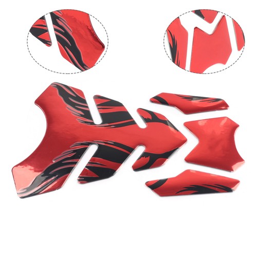 Red tank pad stickers - red, for