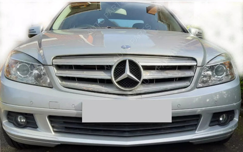 Front grille emblem chrome - grille,