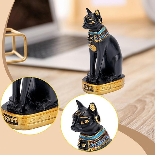 Cat goddess bastet statue - cat,