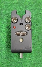 Delkim EV Plus Bite Alarms in Red/Red LED Bite Alarm Fishing Carp Fishing Excellent!