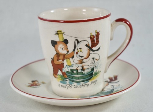 Vintage keele pottery cup - vintage, and