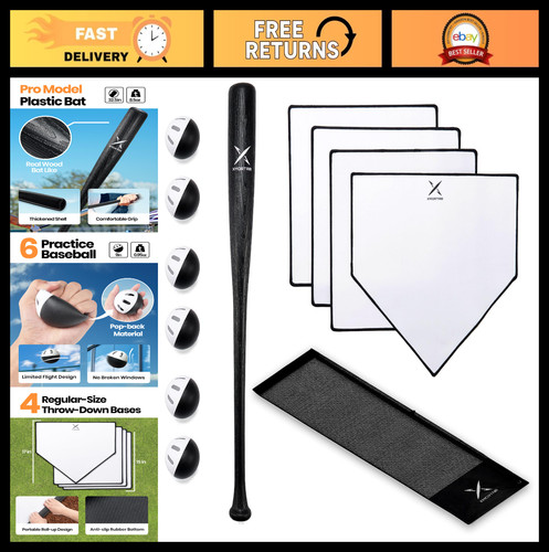 Baseball bat set - set, plastic