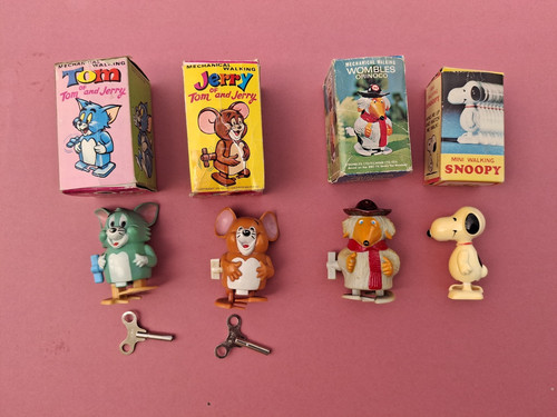 4xmechanical wind toys - wind,