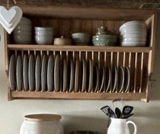 Clyde Pine Plate Rack Please