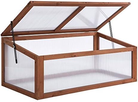 Wooden cold frame greenhouse - wooden,