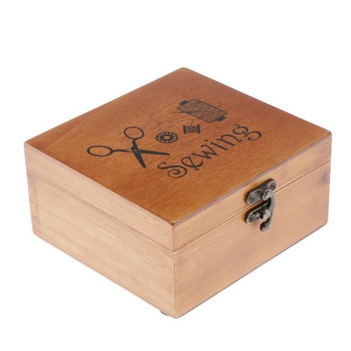 1pc retro wooden sewing - wooden,