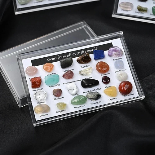 24pcs rock gemstones - 24pcs,