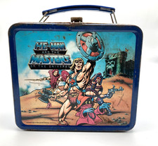 1984 Masters of the Universe He Man Metal Lunch Box Mattel Warrior (Box Only)